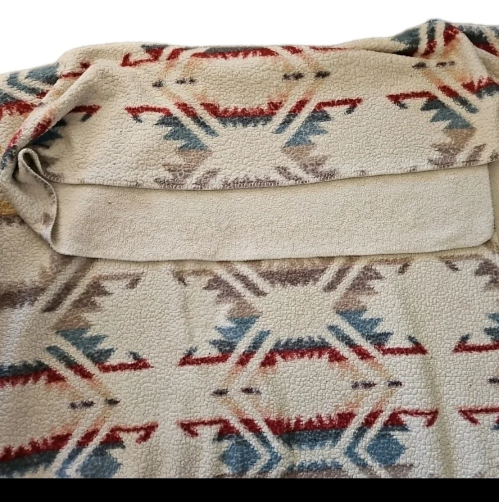 Pendleton Oeko-Tex Sherpa Fleece Southwestern Aztec Print Queen Size Blanket